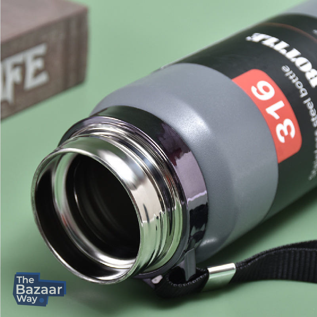 Smart Stainless Steel Sport Bottle with LED Display