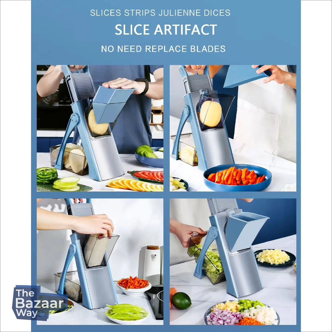 Multi-Function Vegetable Cutter, Slicer & Julienne Tool