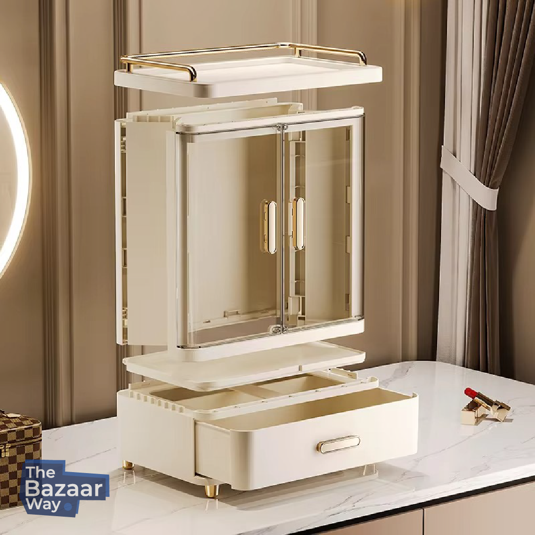 Double-Layer Storage Drawer Organizer