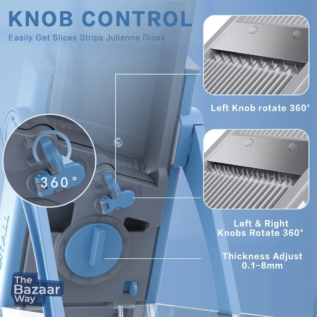 Multi-Function Vegetable Cutter, Slicer & Julienne Tool