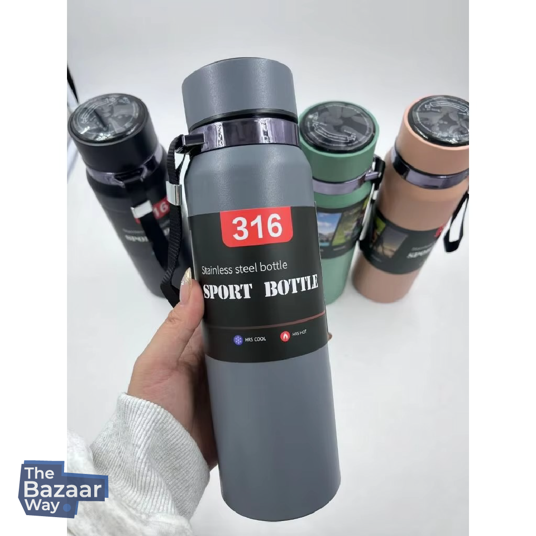 Smart Stainless Steel Sport Bottle with LED Display