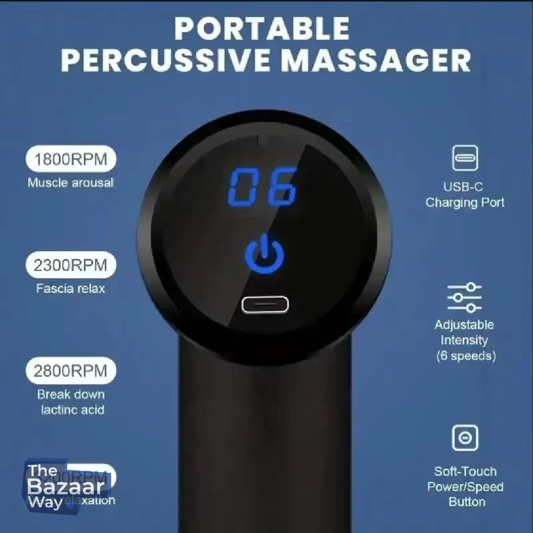 Massage Gun (Deep Tissue Muscle Massager)