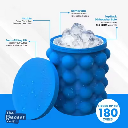 Premium Silicon Ice Bucket – Perfect for Parties & Outdoor Gatherings
