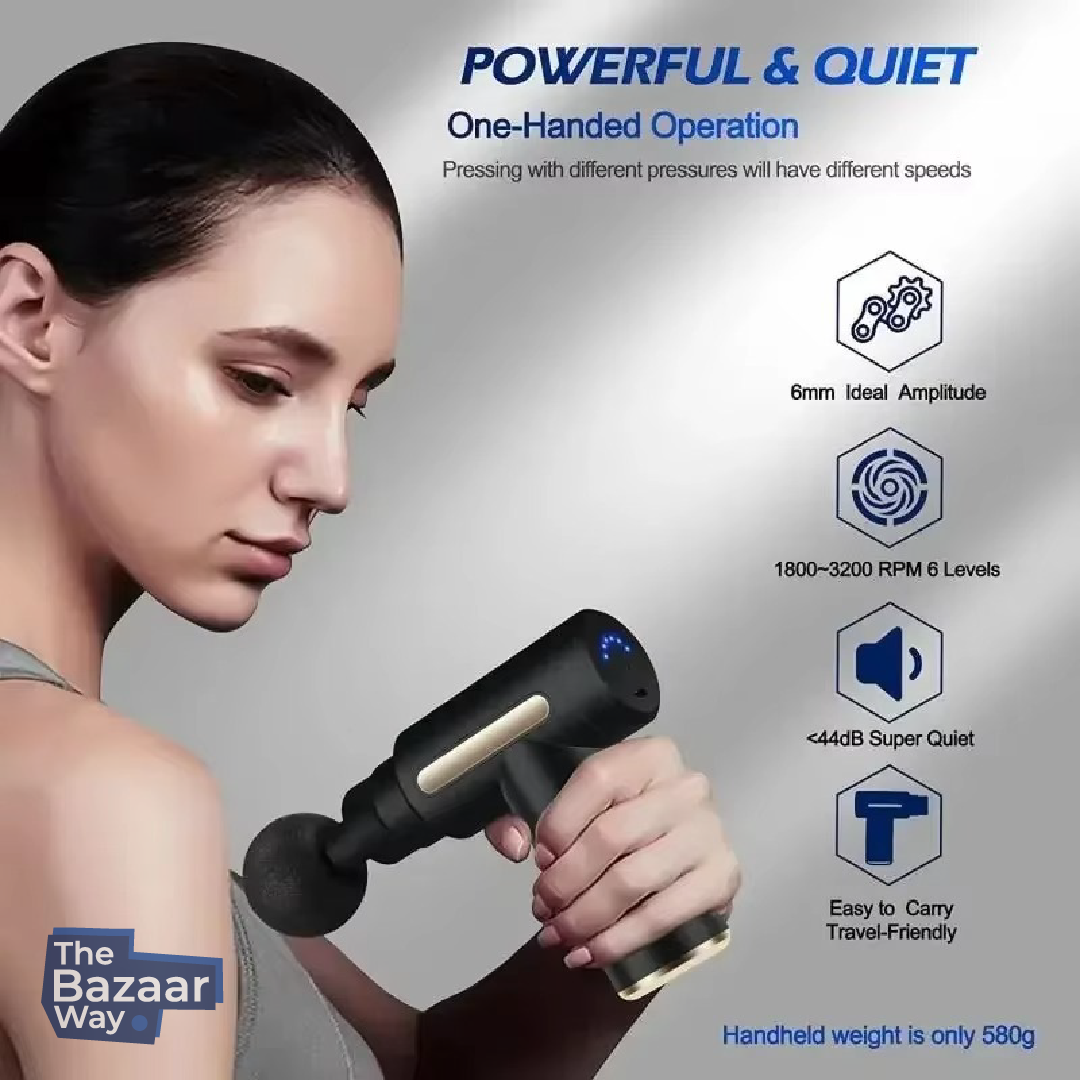 Massage Gun (Deep Tissue Muscle Massager)
