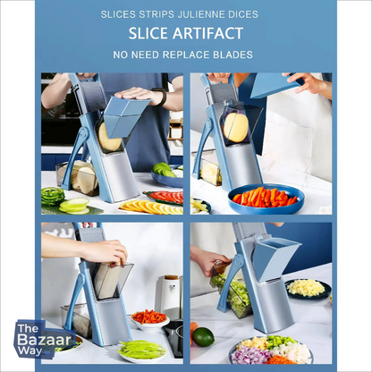 Multi-Function Vegetable Cutter, Slicer & Julienne Tool
