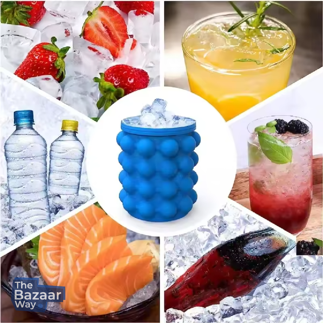 Premium Silicon Ice Bucket – Perfect for Parties & Outdoor Gatherings