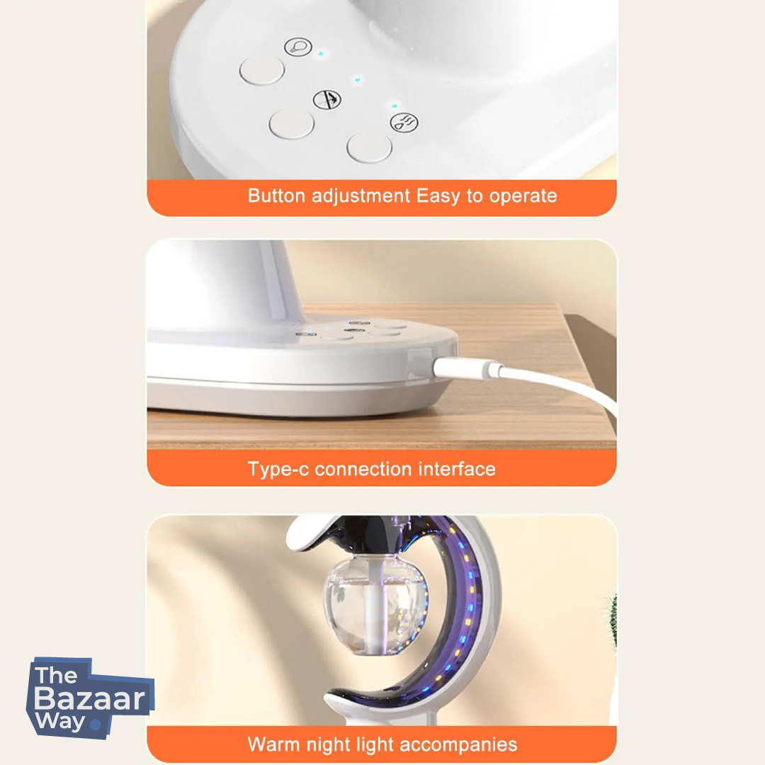 Smart Mosquito Repellent Humidifier – LED Light Aroma Diffuser & Air Purifier for Home & Office