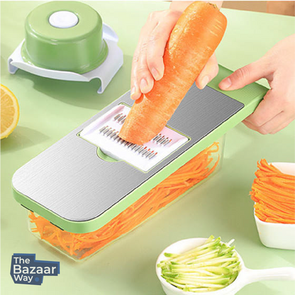 Adjustable Vegetable Slicer – 6-in-1 Multifunctional Cutter