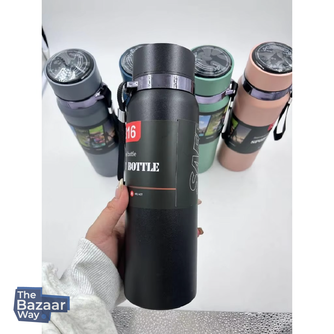 Smart Stainless Steel Sport Bottle with LED Display