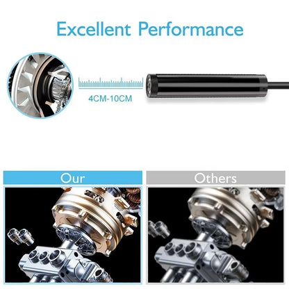 HD Flexible Endoscope Camera – Waterproof Inspection Camera for Car, Pipes & Mobile (Android/iPhone Compatible)