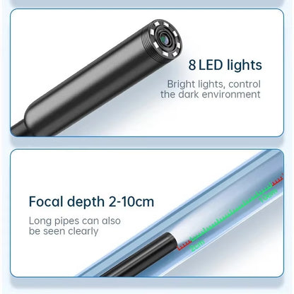 HD Flexible Endoscope Camera – Waterproof Inspection Camera for Car, Pipes & Mobile (Android/iPhone Compatible)